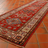 Fine handmade Afghan Kazak runner - 306630